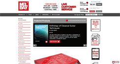 Desktop Screenshot of melbay.com